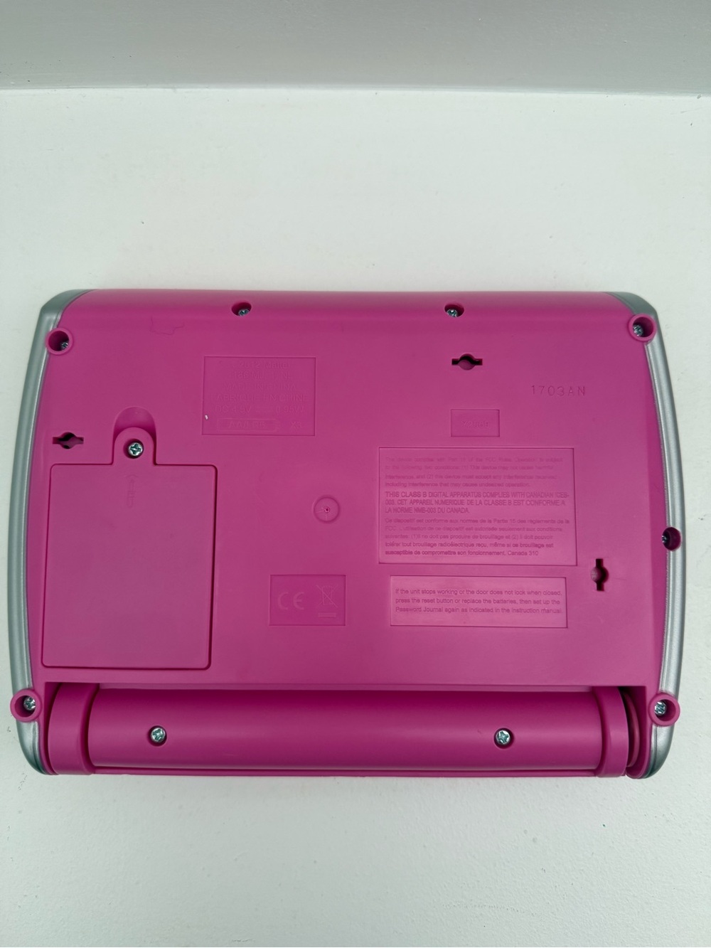 Mattel Password Locking Diary With Invisible Ink & Light (Missing Notepad) - Picture 3 of 6